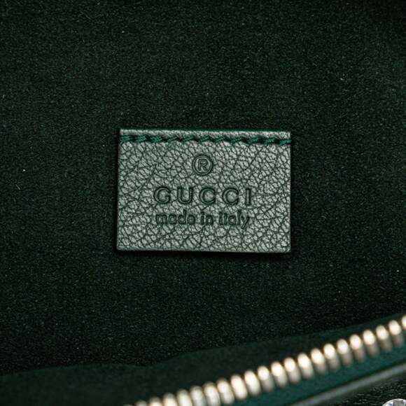 GUCCI Authentic Green Leather Hobo Bag - Picture 9 of 12